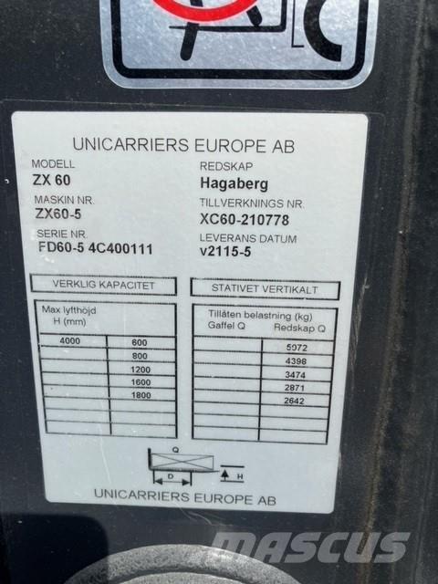 UniCarriers DX60-5 Πετρελαιοκίνητα Κλαρκ