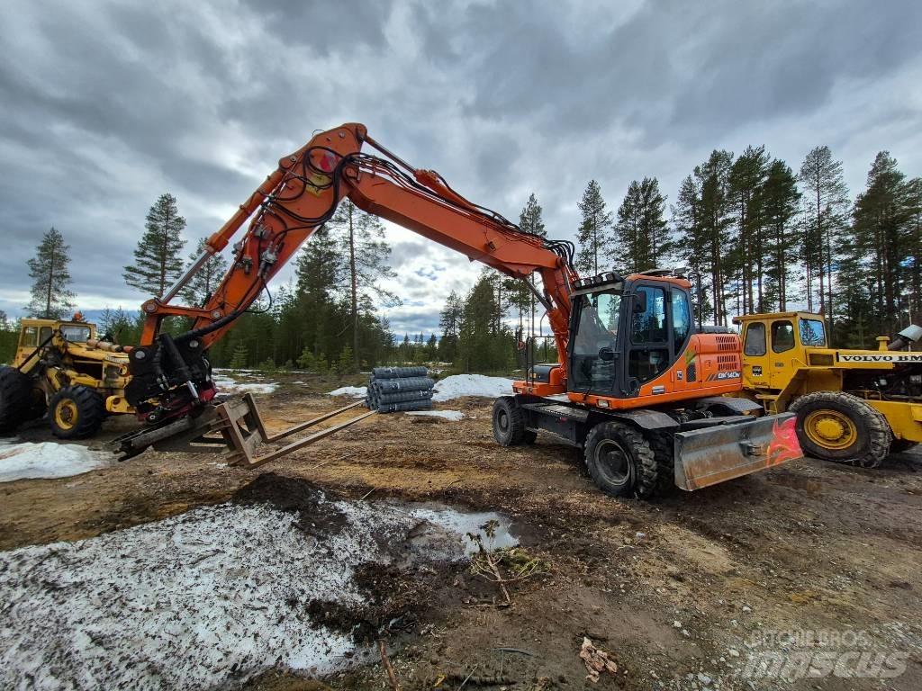 Doosan DX 140 W-3 Εκσκαφείς με τροχούς - λάστιχα