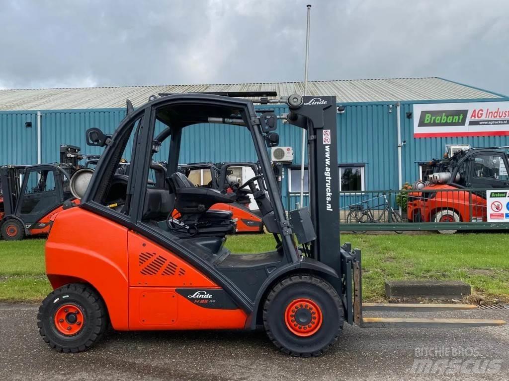 Linde H35T-02 Περονοφόρα ανυψωτικά κλαρκ με φυσικό αέριο LPG