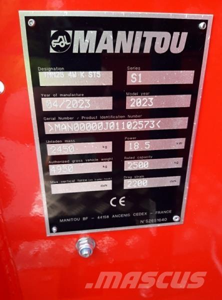 Manitou TMM25 4W Περονοφόρα ανυψωτικά αναρτημένα σε φορτηγά