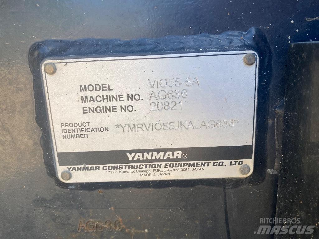 Yanmar Vio 55-6 A Εκσκαφάκι (διαβολάκι) < 7t