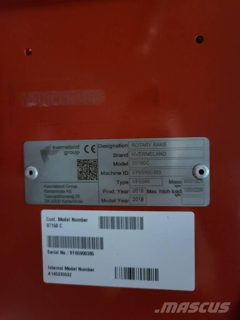 Kverneland 97150C Αναμοχλευτήρες
