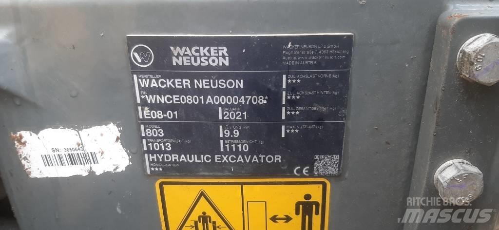 Wacker Neuson 803 Εκσκαφείς με ερπύστριες