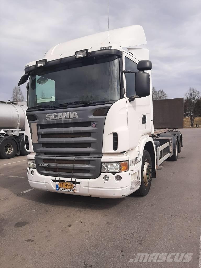 Scania G 420 Φορτηγά για εμπορευματοκιβώτια