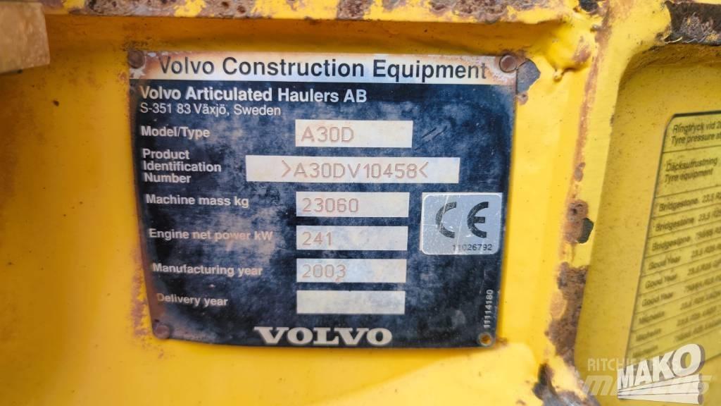 Volvo A 30 D Σπαστό Dump Truck ADT