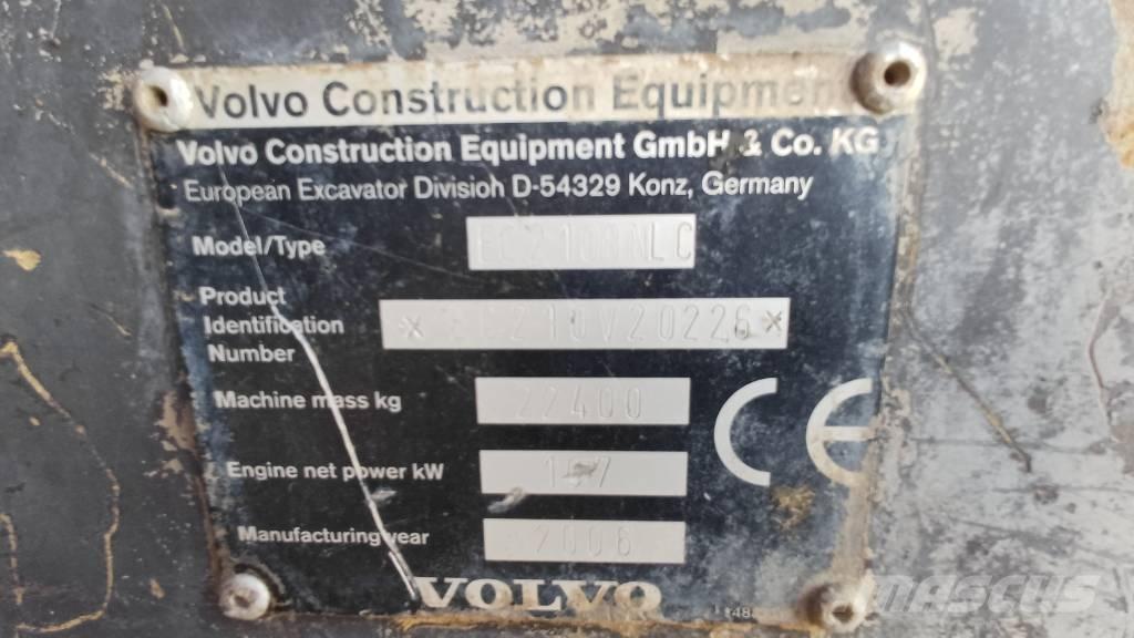 Volvo EC 210 B N LC Εκσκαφείς με ερπύστριες