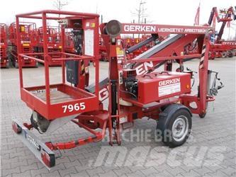 Niftylift N 120 TAC Εναέριες πλατφόρμες τοποθετημένες σε ρυμούλκα