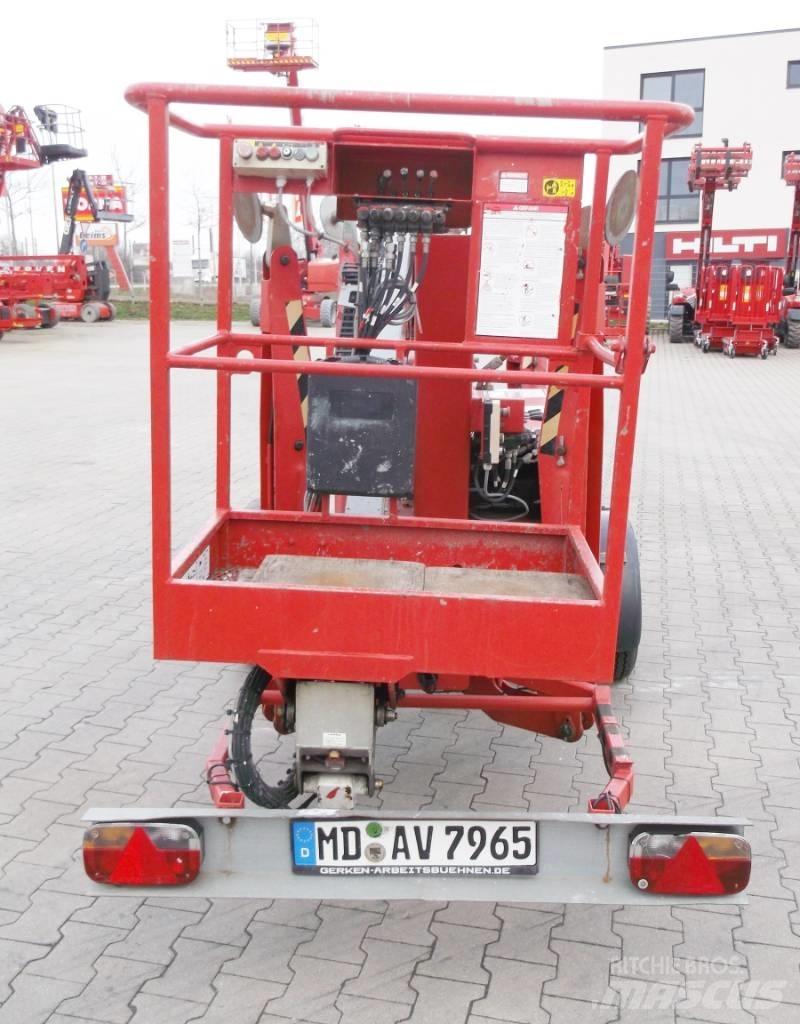 Niftylift N 120 TAC Εναέριες πλατφόρμες τοποθετημένες σε ρυμούλκα