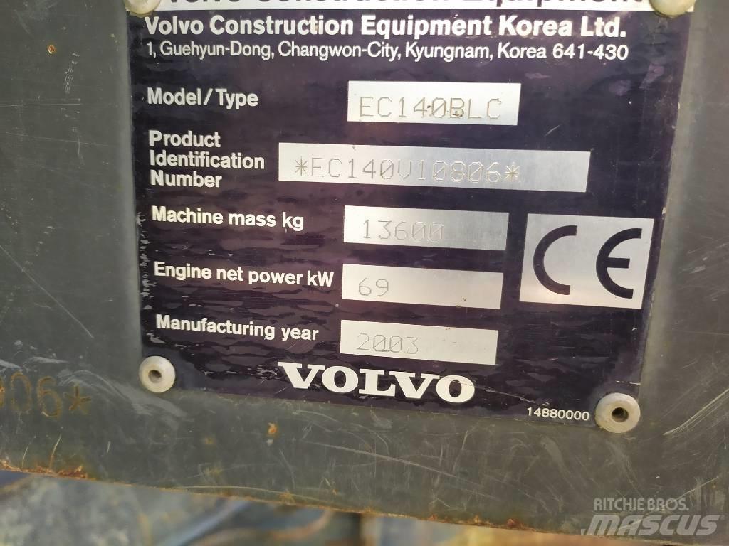 Volvo EC 140 B LC Εκσκαφείς με ερπύστριες