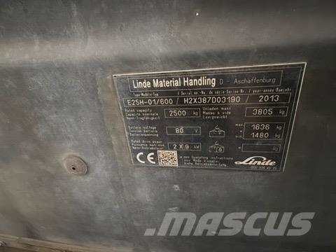 Linde E25H-01/600 Ηλεκτρικά περονοφόρα ανυψωτικά κλαρκ