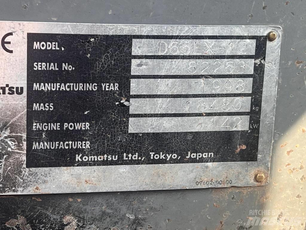 Komatsu D 65 EX-12 Μπουλντόζες με ερπύστριες