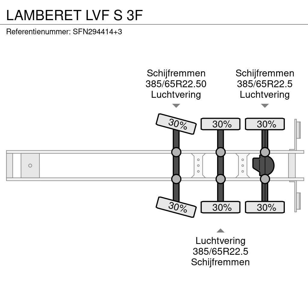 Lamberet LVF S 3F Ημιρυμούλκες ψυγείο