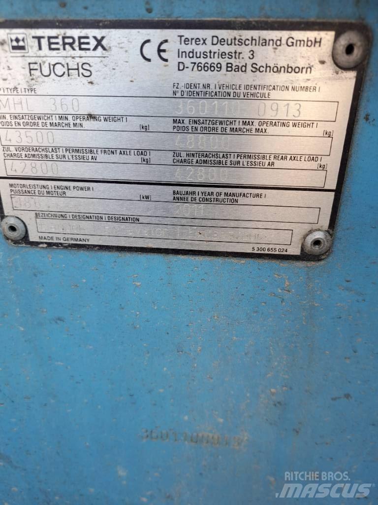 Fuchs MHL360D Βιομηχανικά μηχανήματα διαχείρισης αποβλήτων