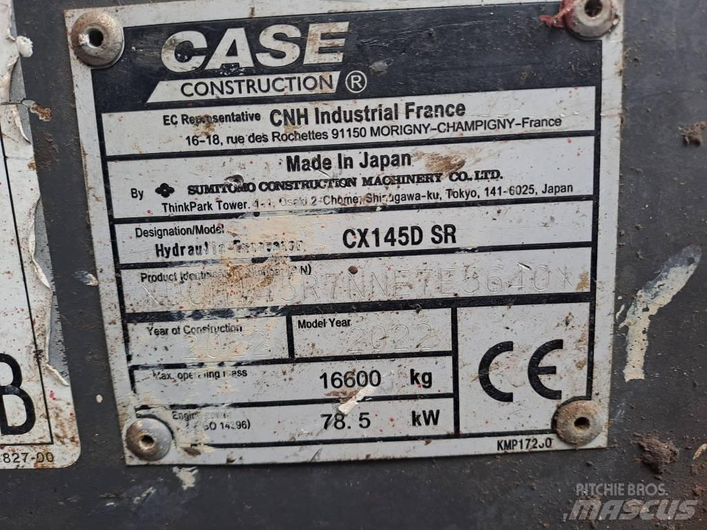 CASE CX145D SR Εκσκαφείς με ερπύστριες