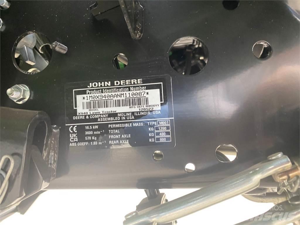 John Deere X940 Χορτοκοπτικά