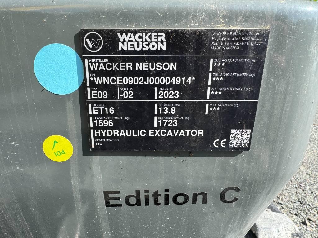 Wacker Neuson ET16 Εκσκαφείς με ερπύστριες