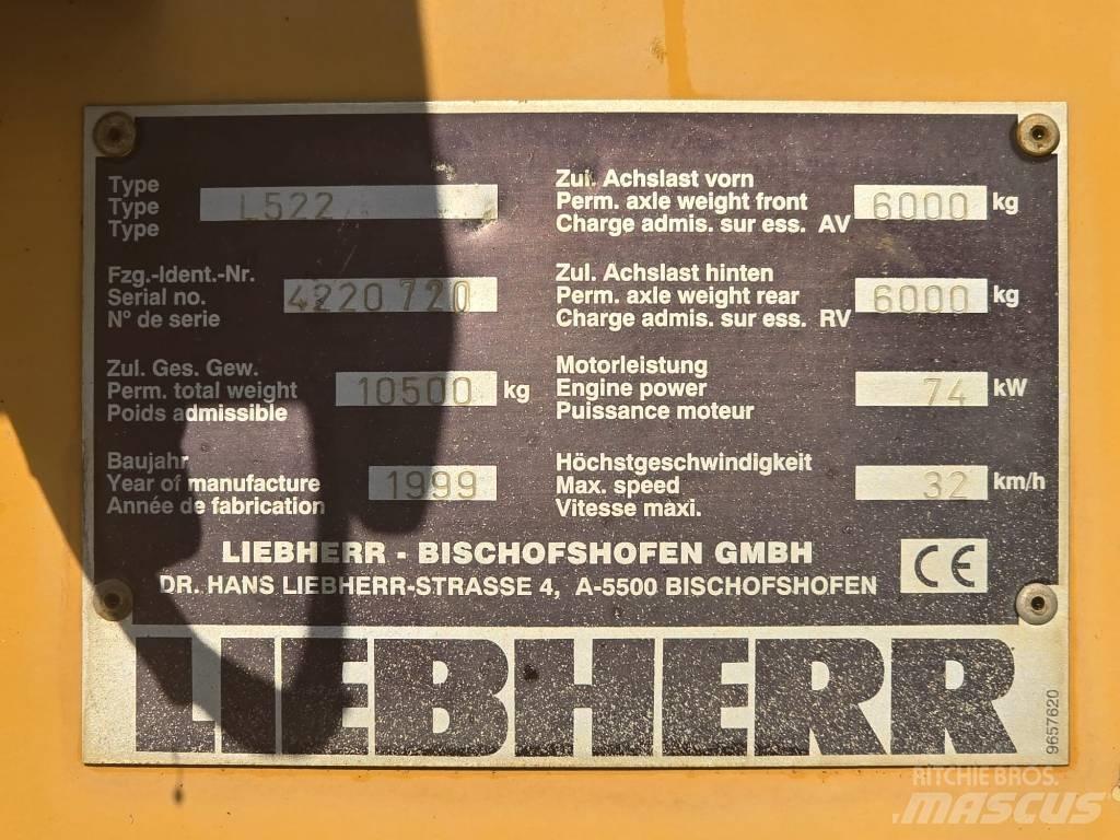 Liebherr L522 Φορτωτές με λάστιχα (Τροχοφόροι)