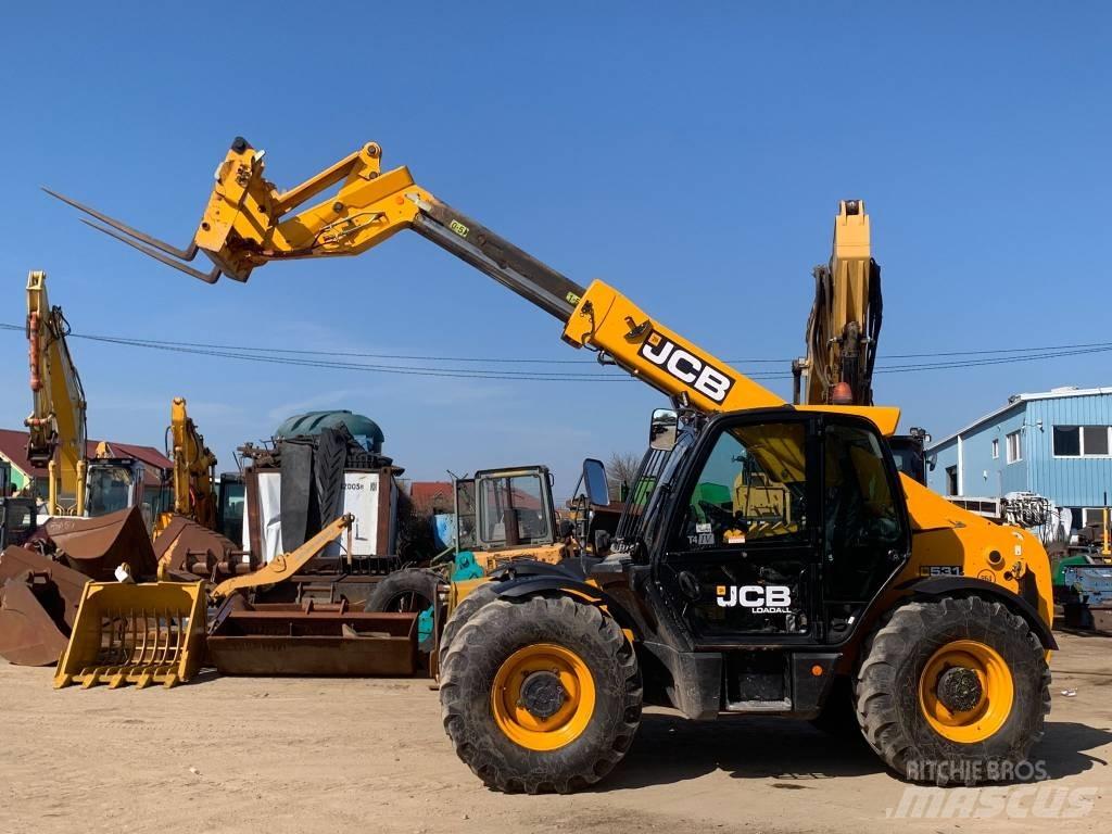 JCB 531-70 Συστήματα τηλεχειρισμού για τη γεωργία