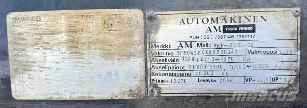AM VKP-2+2-38 Αφαιρετές ρυμούλκες