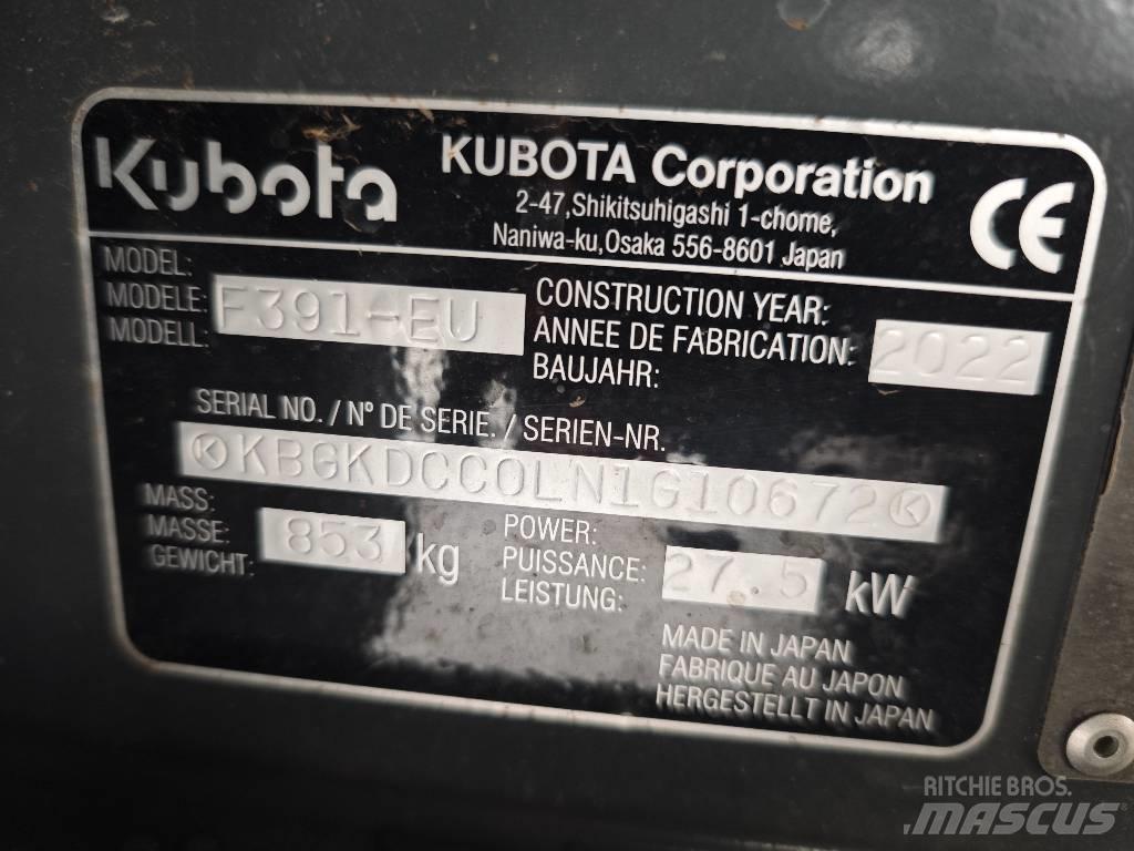 Kubota F 391 Χορτοκοπτικά με καθιστό χειριστή