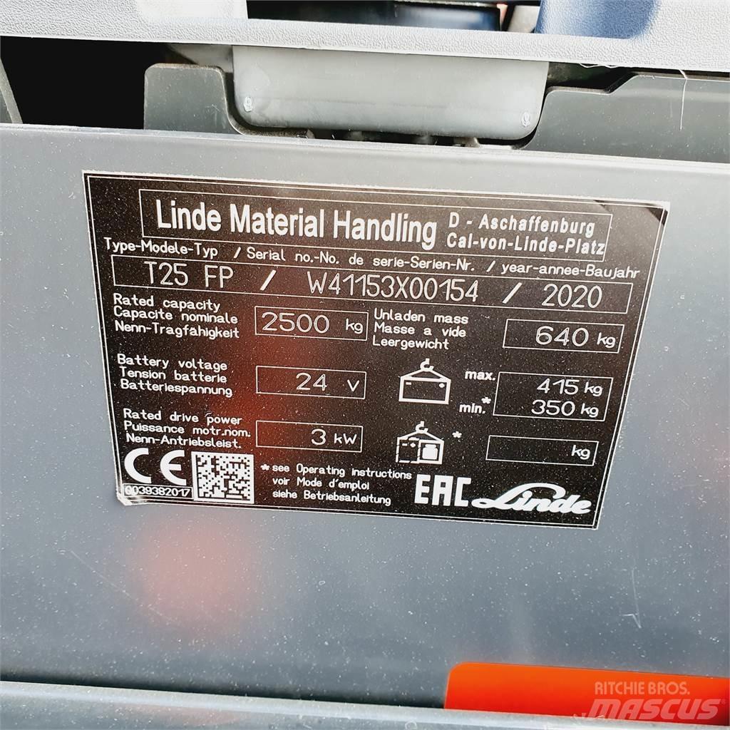 Linde T25FP Χειροκίνητο περονοφόρο ανυψωτικό