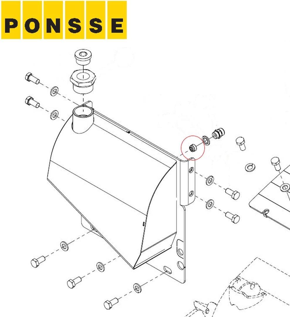 Ponsse 0055026 Κεφαλές συλλεκτικών μηχανών