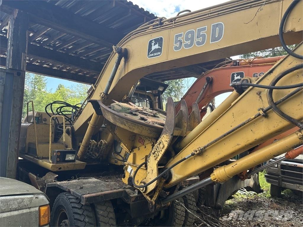 DEERE 595D Εκσκαφείς με τροχούς - λάστιχα