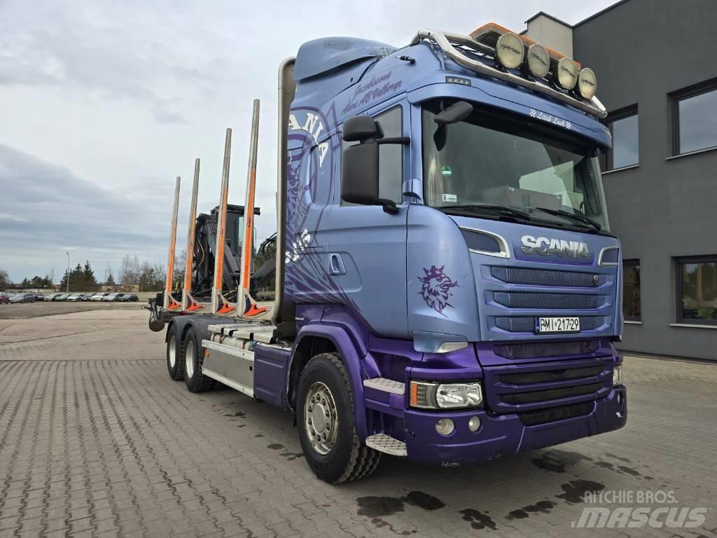 Scania R 580 Φορτηγά ξυλείας