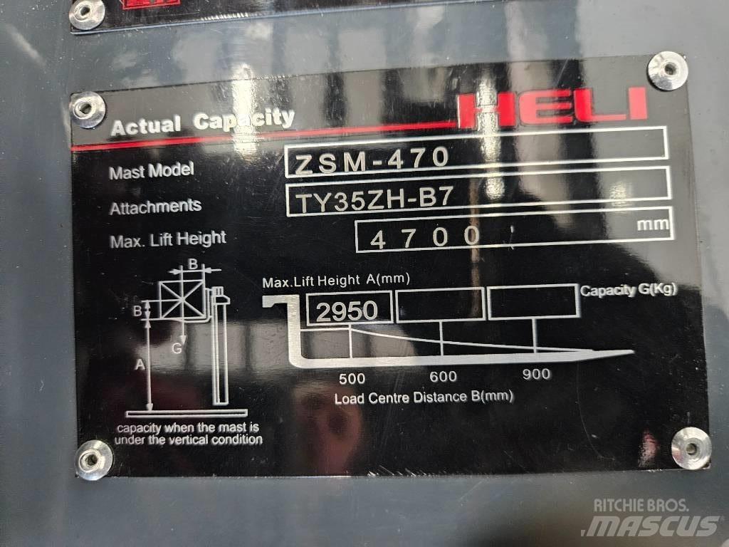 Heli CPCD 35 KU17G3 Πετρελαιοκίνητα Κλαρκ