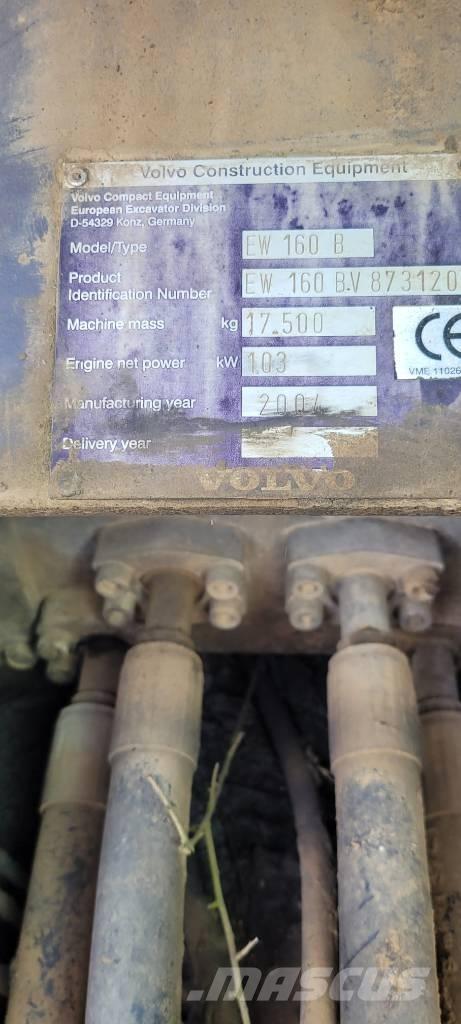 Volvo EW 160 Εκσκαφείς με τροχούς - λάστιχα