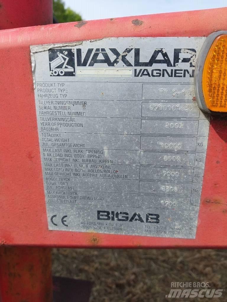 Bigab 7-10 Τρέιλερ ανύψωσης με άγκιστρο