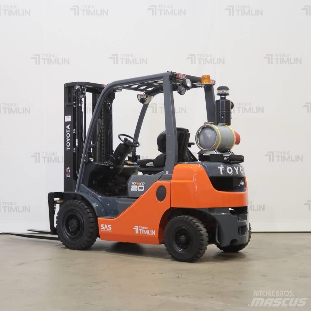Toyota 02-8FGF20 Περονοφόρα ανυψωτικά κλαρκ με φυσικό αέριο LPG