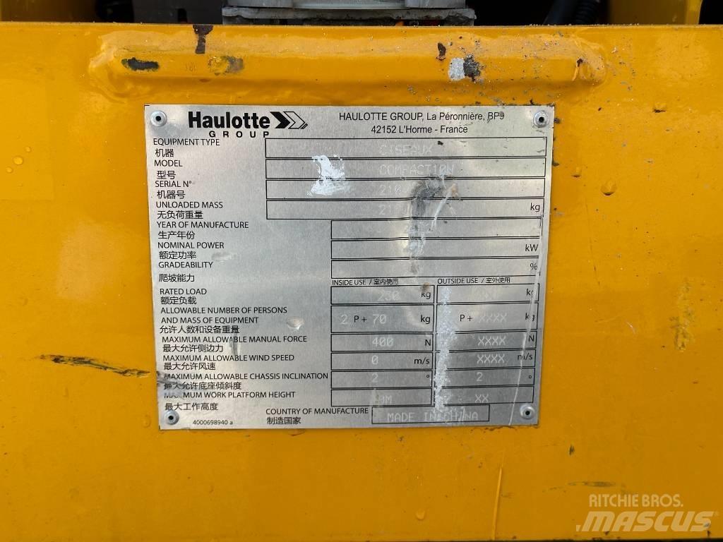 Haulotte COMPACT 10N Ανυψωτήρες ψαλιδωτής άρθρωσης