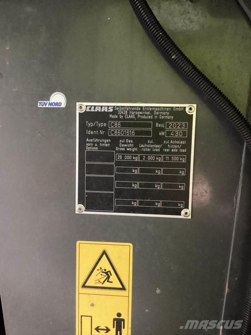 Claas 8700 TT Άλλα γεωργικά μηχανήματα