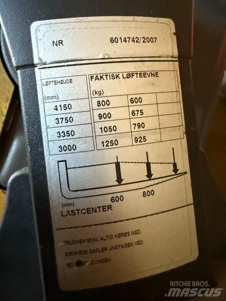 BT SPE 125 Παλετοφόρα πεζού χειριστή με ιστό