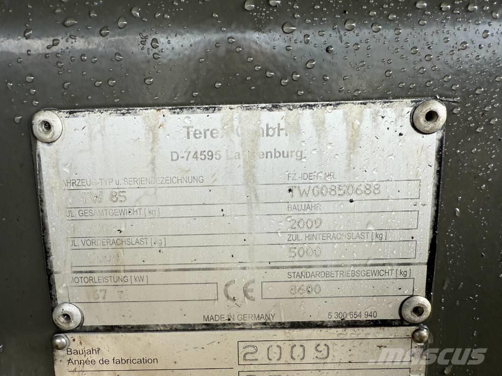 Terex TW 85 Εκσκαφείς με τροχούς - λάστιχα