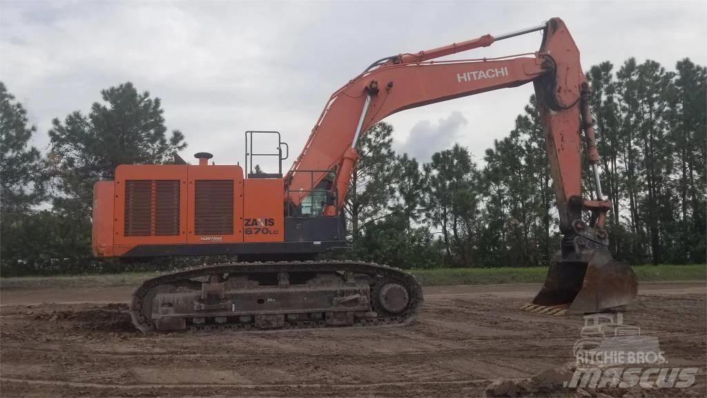 Hitachi ZX 670 Εκσκαφείς με ερπύστριες