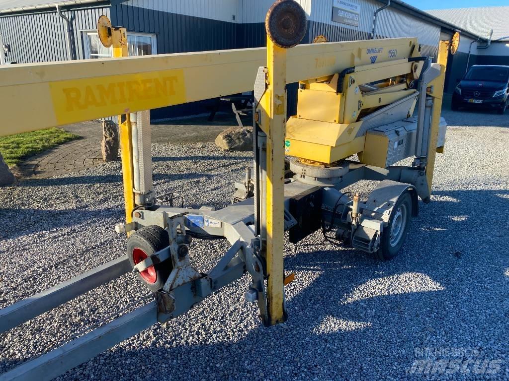 Omme 1550 EBZX Εναέριες πλατφόρμες τοποθετημένες σε ρυμούλκα