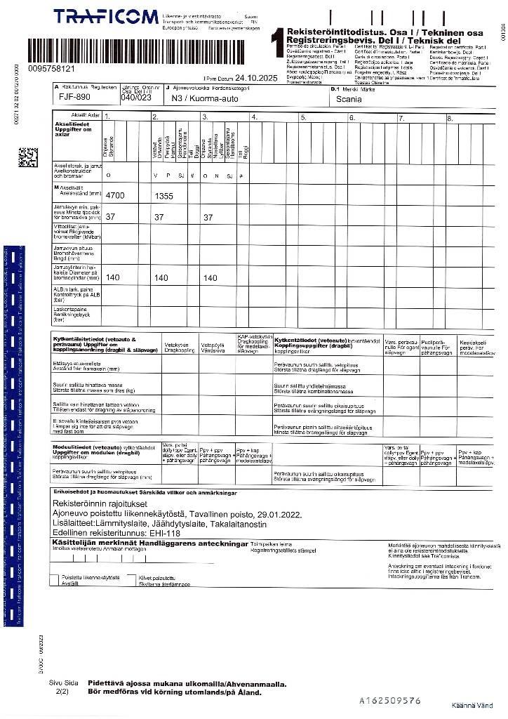 Scania R 500 Φορτηγά Κόφα