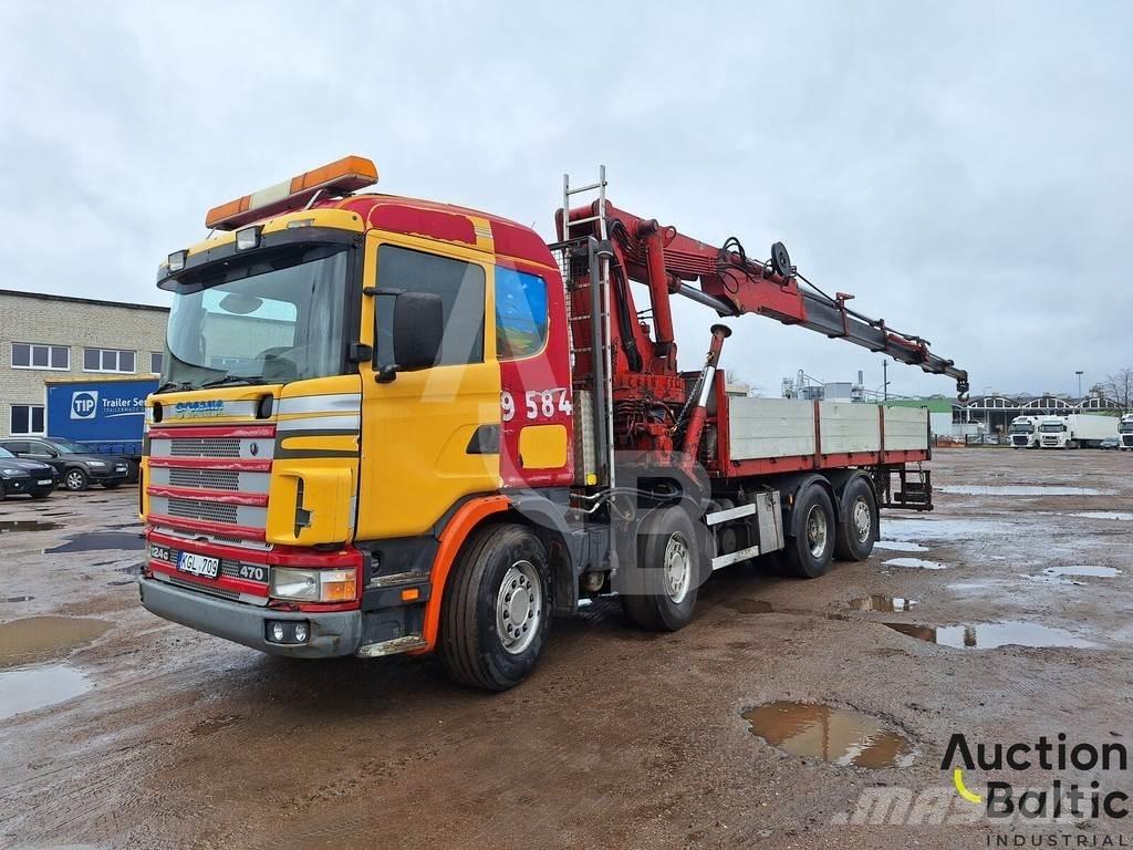 Scania R 124 GB Φορτηγά Ανατροπή