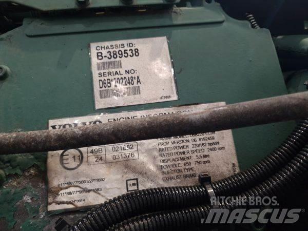 Volvo D6B220 EC09 Κινητήρες