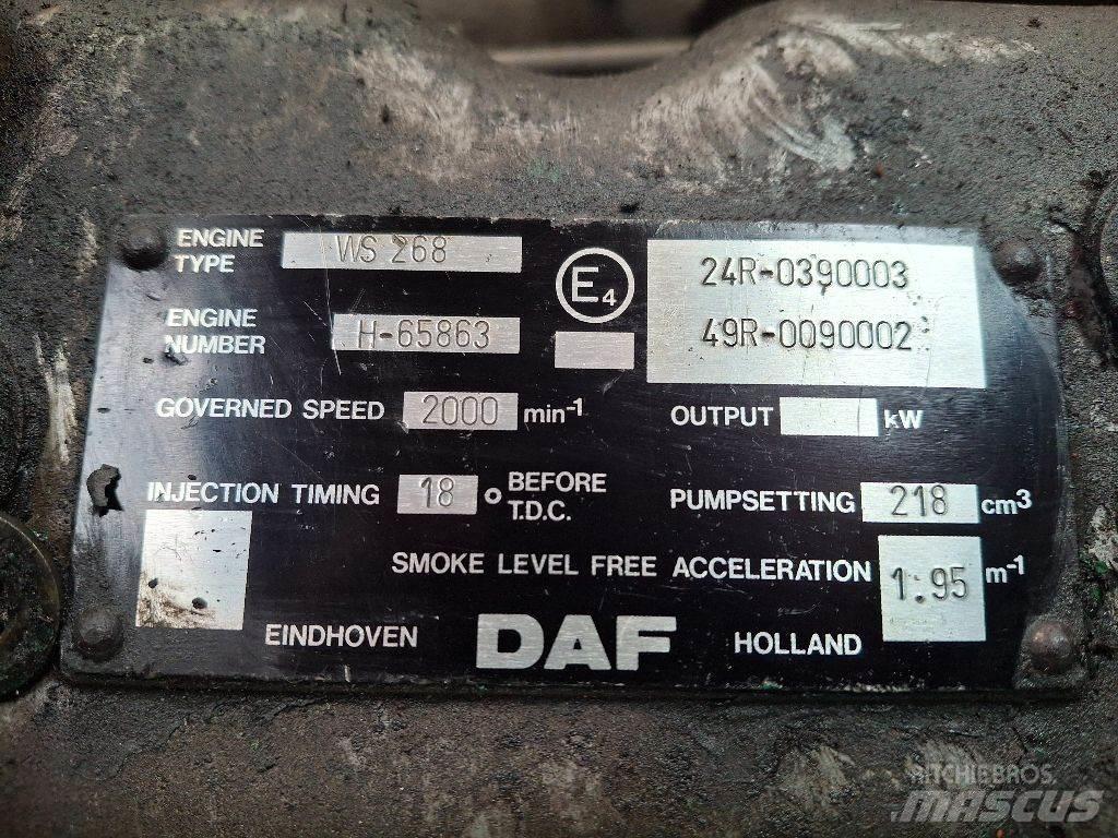 DAF WS268 Κινητήρες