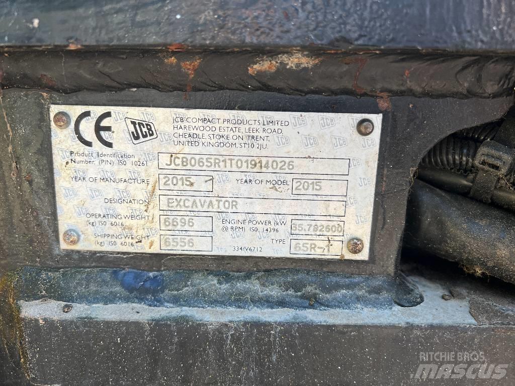 JCB 65 R-1 Εκσκαφάκι (διαβολάκι) < 7t