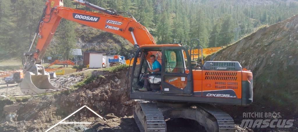 Doosan DX 235 Εκσκαφείς με ερπύστριες