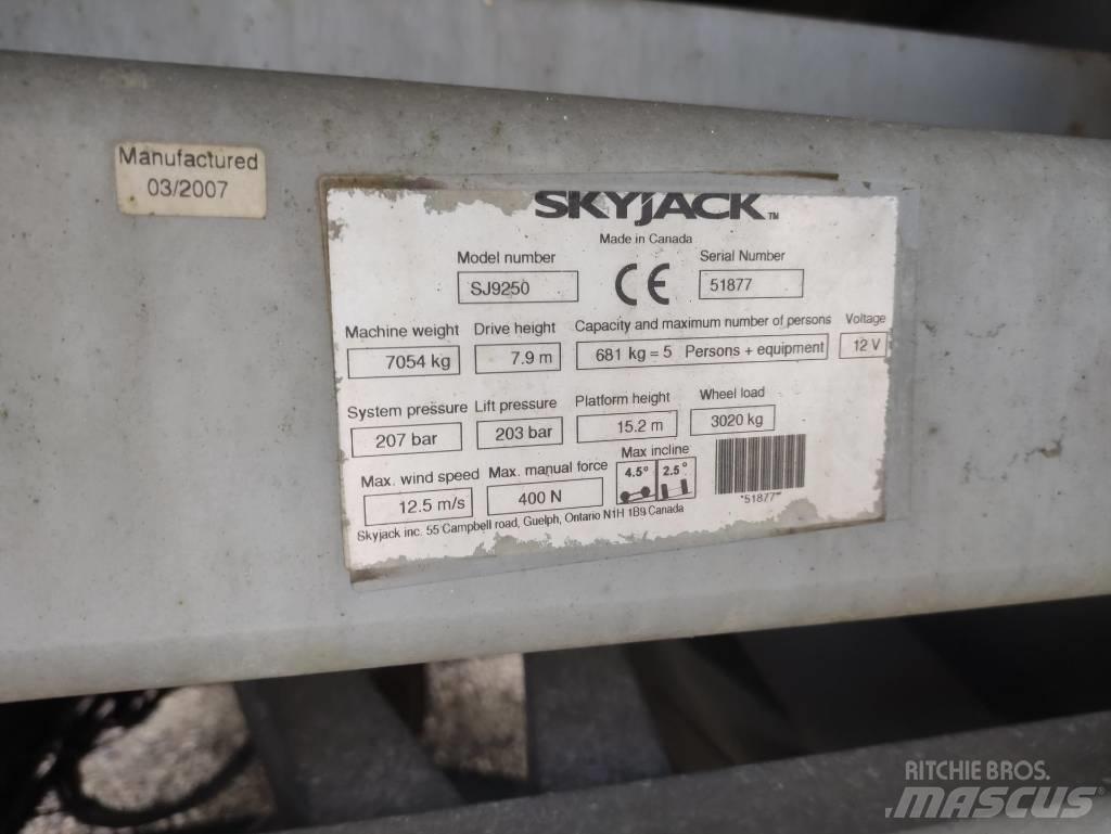 SkyJack SJ 9250 Ανυψωτήρες ψαλιδωτής άρθρωσης