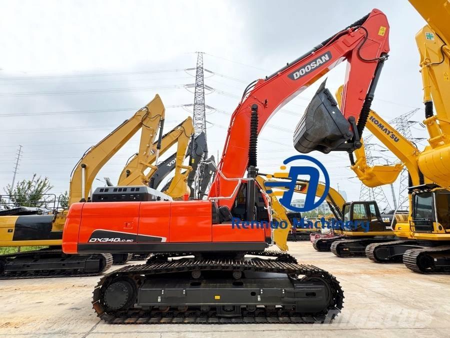 Doosan DX 340 Εκσκαφείς με ερπύστριες