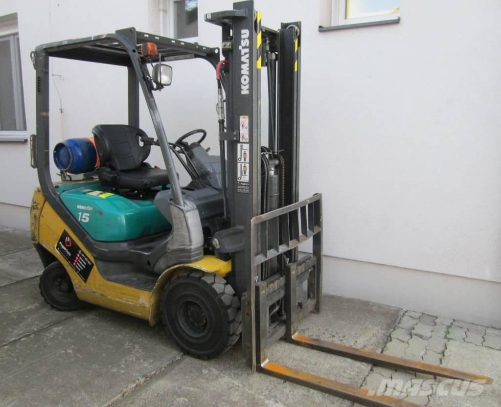 Komatsu FG 15 HT-20 Περονοφόρα ανυψωτικά κλαρκ με φυσικό αέριο LPG