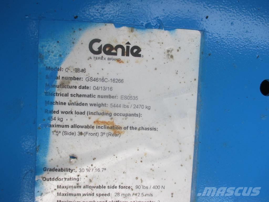 Genie GS 2646 Ανυψωτήρες ψαλιδωτής άρθρωσης
