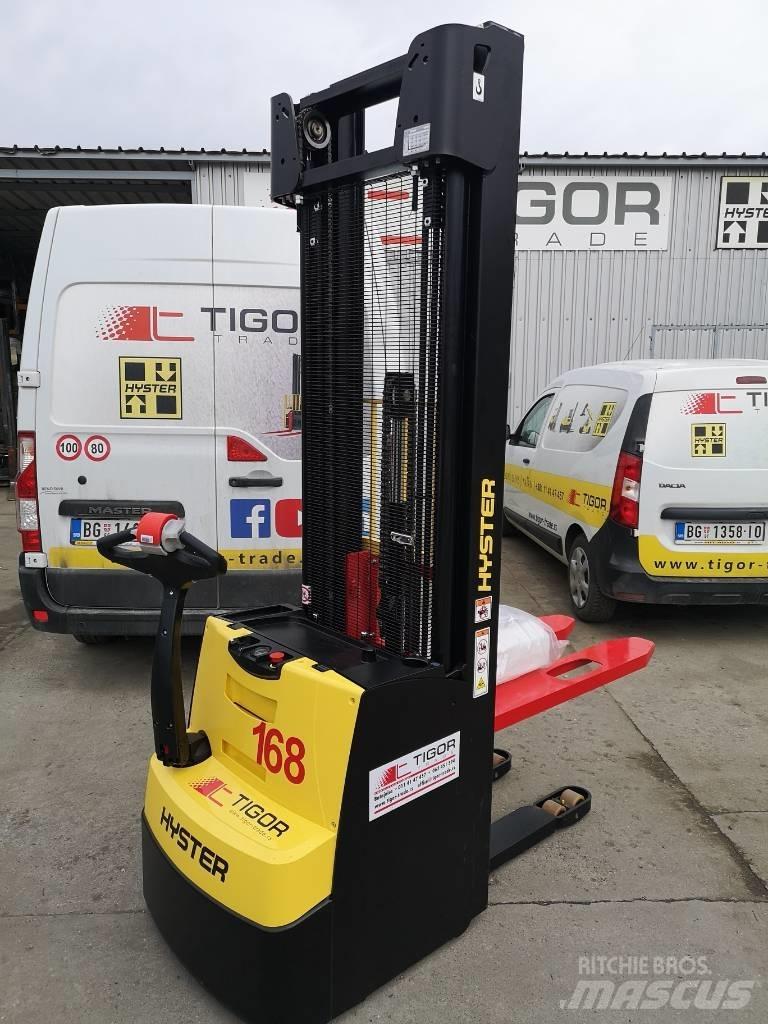 Hyster S1.6 Παλετοφόρα πεζού χειριστή με ιστό
