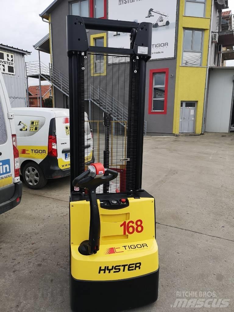 Hyster S1.6 Παλετοφόρα πεζού χειριστή με ιστό